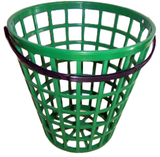  Wire basket plastic green