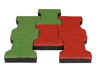  Rubber H-bricks