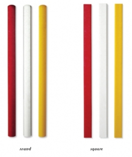 Recycled plastic hazard marker with ground anchor