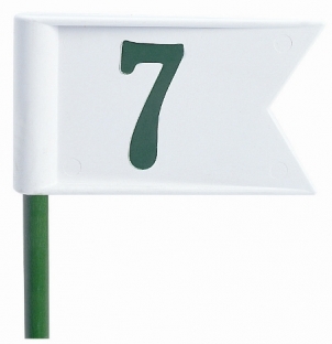 Pennant putting green markers