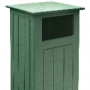 Recycled square trash container 61L