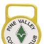 Cast aluminum putting green markers