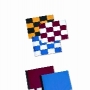 Two-tone flag ( set of nine )